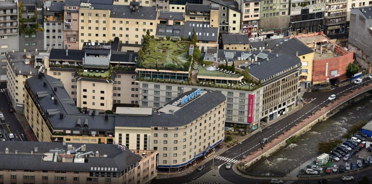 Una vista aèria de la vall central.